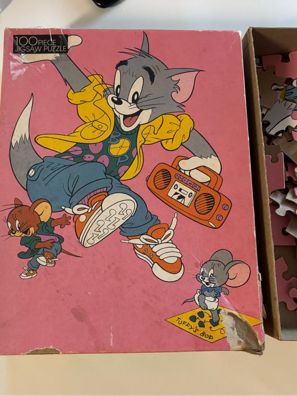 Tom and Jerry vintage 1990 jigsaw puzzle - complete set, in box!